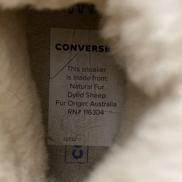 Sheep Fur Converse - Picture 8 of 9